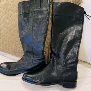 Tall black boots size 10 new never worn.